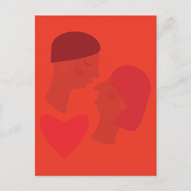 Postal Un Beso (Anverso)