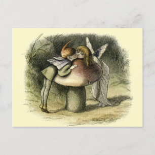 Postal "Un beso de hadas" de Doyle