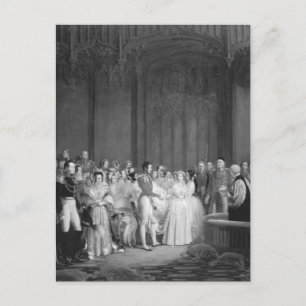 Postal Un Boda muy victoriano