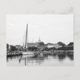 Postal Un bosquejo del puerto de Annapolis