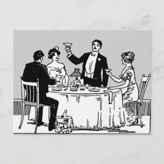 Postal Un brindis