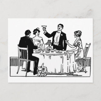 Postal Un brindis
