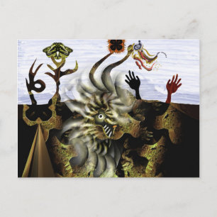 Postal Un buen momento para una palmada