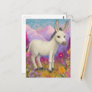 Postal Un burro adorable