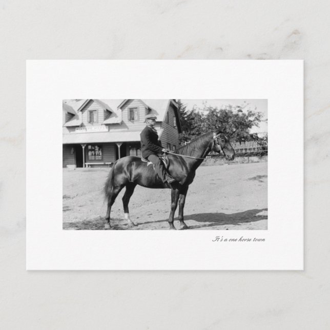 Postal un caballo (Anverso)