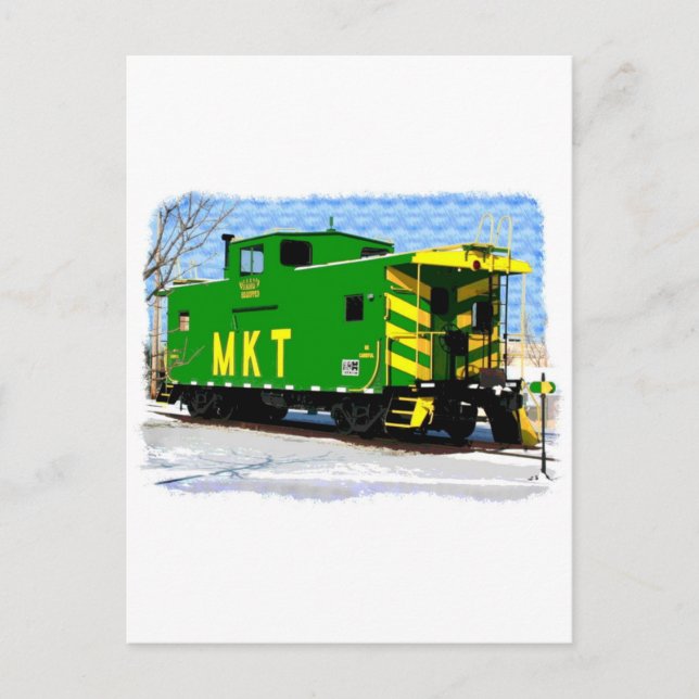 Postal Un Caboose MKT (Anverso)