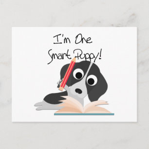 Postal Un cachorro inteligente