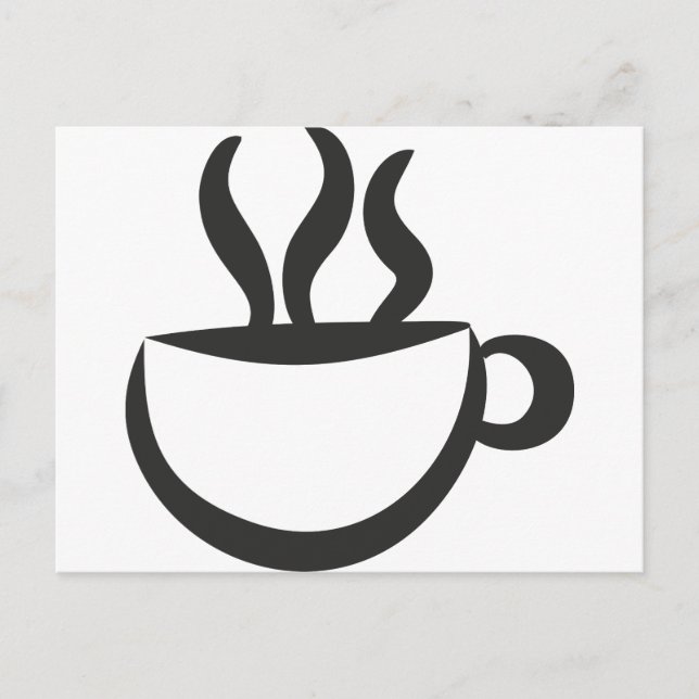 Postal ¿Un café? (Anverso)