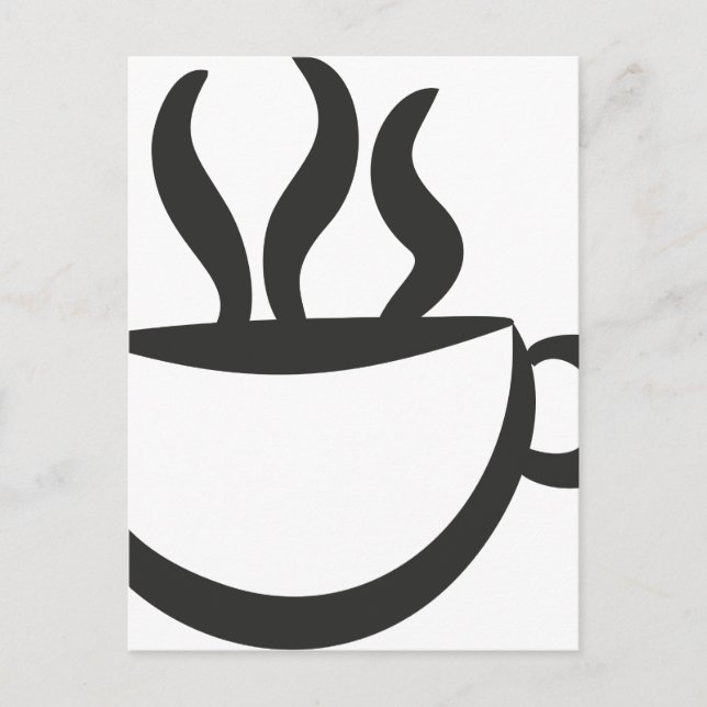 Postal ¿Un café? (Anverso)