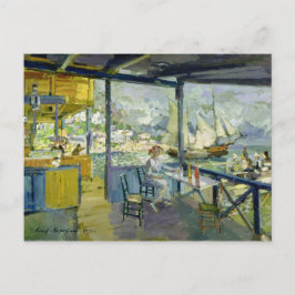 Postal Un café en Gursuph, 1914