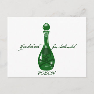 Postal Un cáliz venenoso para Alicia