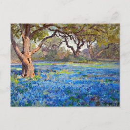 Postal Un campo de Bluebonnets en Alamo Heights, 1919