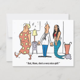 Postal Un Chica Muy Bonito, Hilarante, Vintage