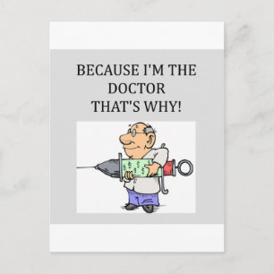 Postal un chiste de médico