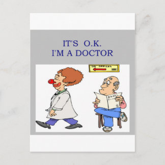 Postal un chiste médica divertido