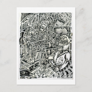 Postal Un choque para el sistema (silla eléctrica)