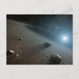 Postal Un Cinturón De Asteroides Alrededor De La Luminosa
