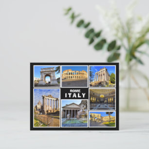 Postal Un collage de Roma, Italia