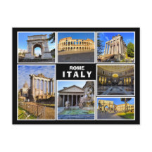 Un collage de Roma, Italia