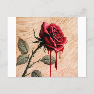 Postal Un color áspero delicado, intrincado y emotivo