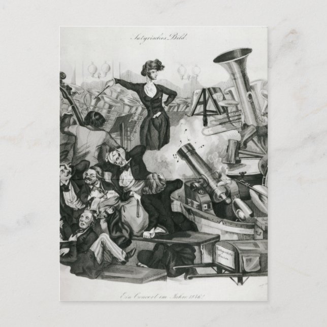 Postal Un concierto de Héctor Berlioz (Anverso)