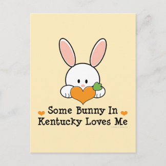 Postal Un conejo en Kentucky Me Ama