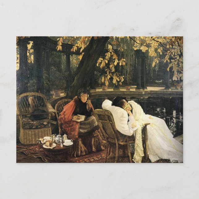 Postal Un convaleciente - James Tissot (Anverso)