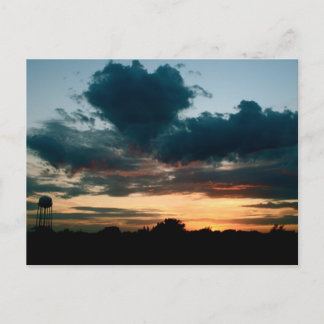 Postal Un corazón en el cielo