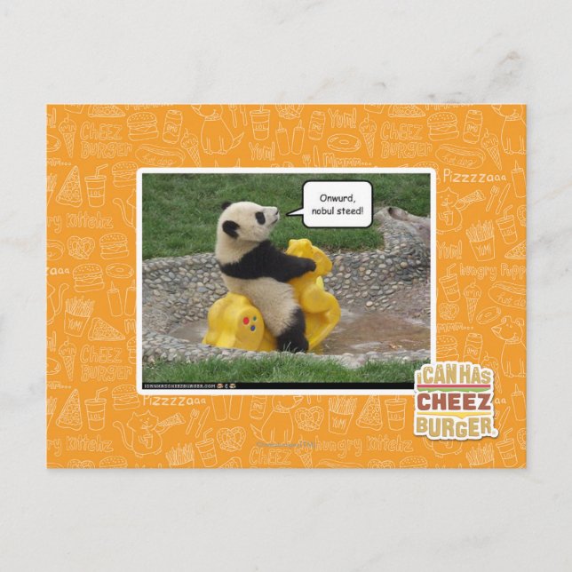 Postal ¡Un cordero noble! (Anverso)