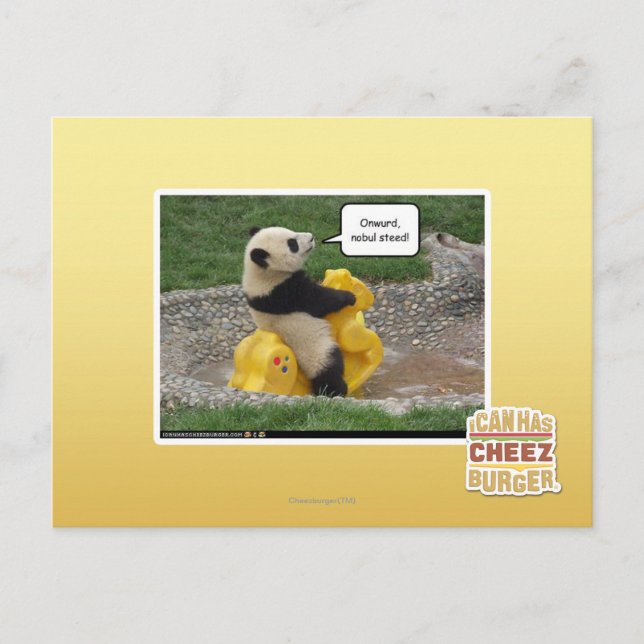 Postal ¡Un cordero noble! (Anverso)