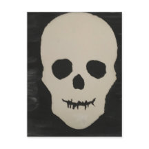 Un cráneo de Halloween