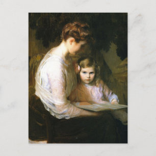 Postal Un cuento de hadas por Lilla Cabot Perry