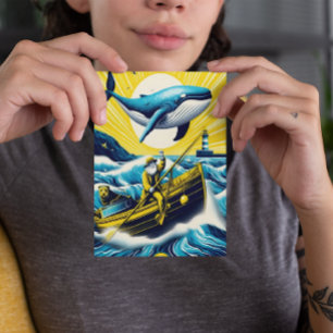 Postal Un cuento de pescador