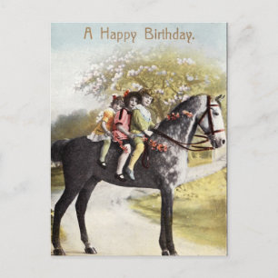 Postal Un cumpleaños feliz