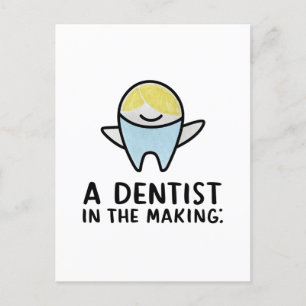 Postal Un dentista en formación 