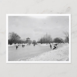 Postal Un deporte invernal