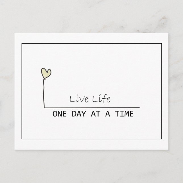 Postal un día a la vez (Anverso)