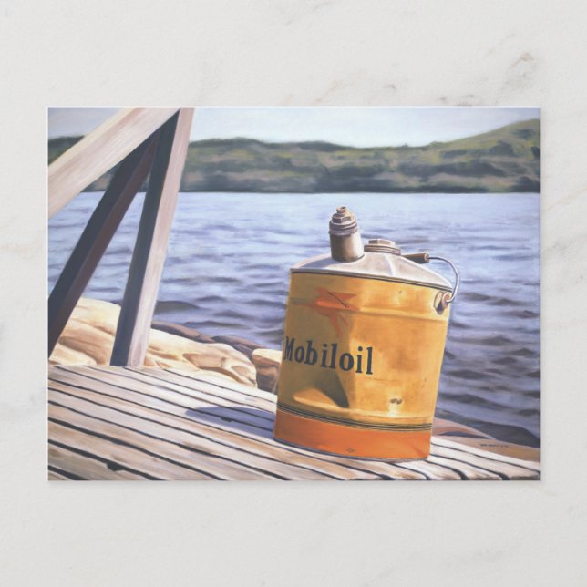 Postal Un día en el lago 1996 (Anverso)