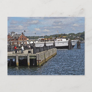 Postal Un día en el muelle