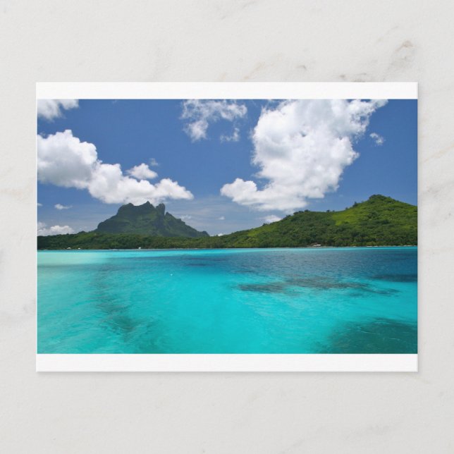 Postal Un día en el paraíso (Anverso)