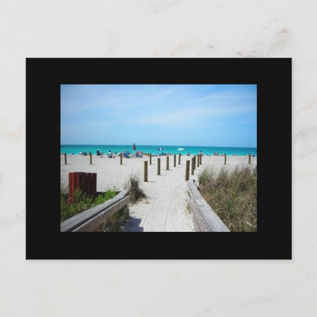 Postal ¡Un día en la playa! (Anverso)