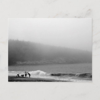 Postal Un día en la playa - Maine