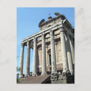 Postal Un día en Roma