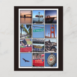 Postal Un día en San Francisco