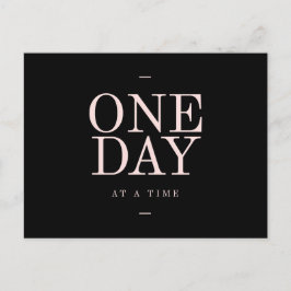 Postal Un día: inspiradoras citas de objetivos rosados ne