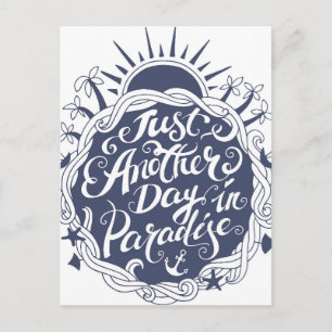 Postal Un Día Más En El Paraíso