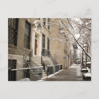 Postal Un día nevado en el lado superior este