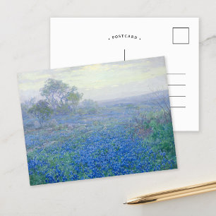 Postal Un día nublado, Bluebonnets   Julian Onderdonk