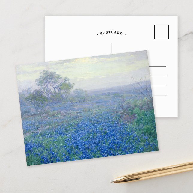 Postal Un día nublado, Bluebonnets | Julian Onderdonk (Subido por el creador)