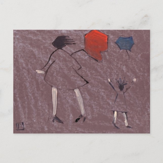 POSTAL UN DÍA VIENTO (Anverso)